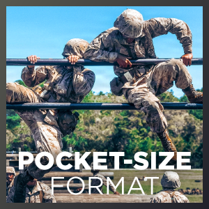 Pocket-size format.