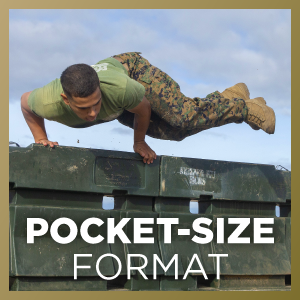 Pocket-size format.
