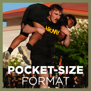 Pocket-size format.