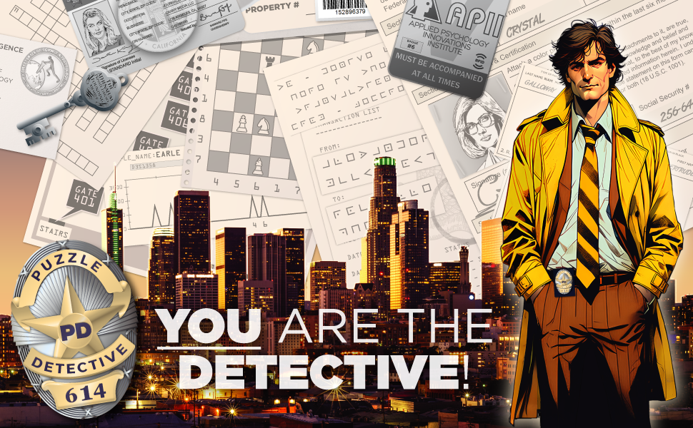 You are the detective!