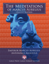 The Meditations of Marcus Aurelius Large Print Book