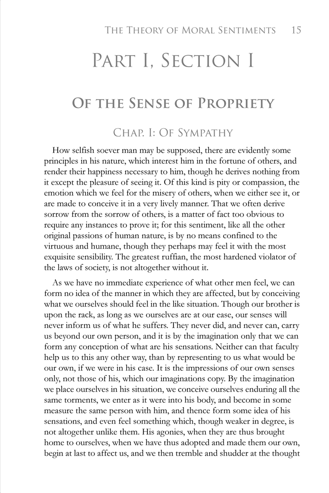 The Mind of Adam Smith Part 1: The Theory of Moral Sentiments: Example Page